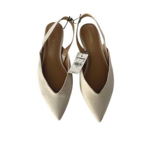 Express Beige Flats Size 8